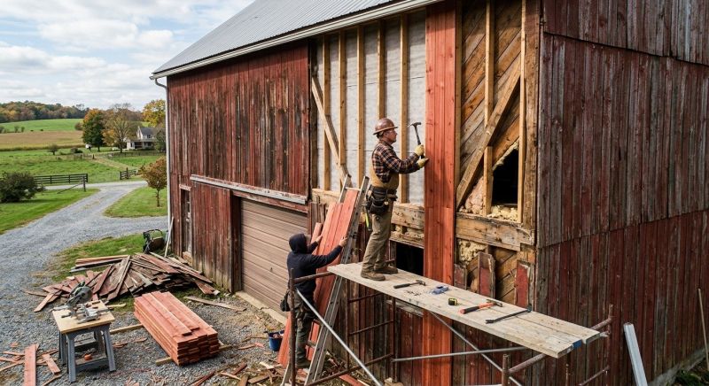 Barn Siding Replacement in Acworth, GA