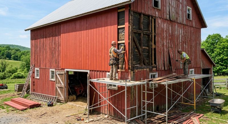 Barn Siding Replacement in Tucker, GA
