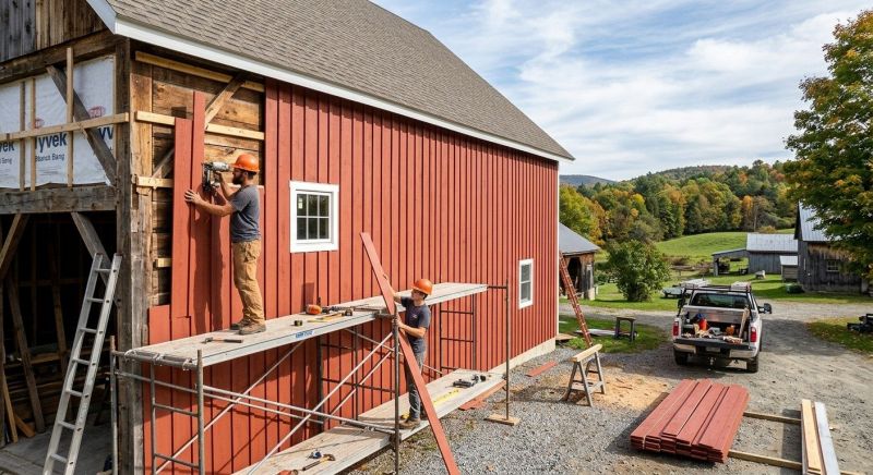 Barn Wood Siding Installation in Cherokee County, GA