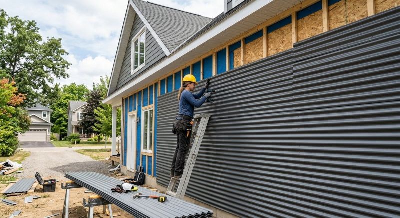 Corrugated Siding Installation in Cherokee County, GA