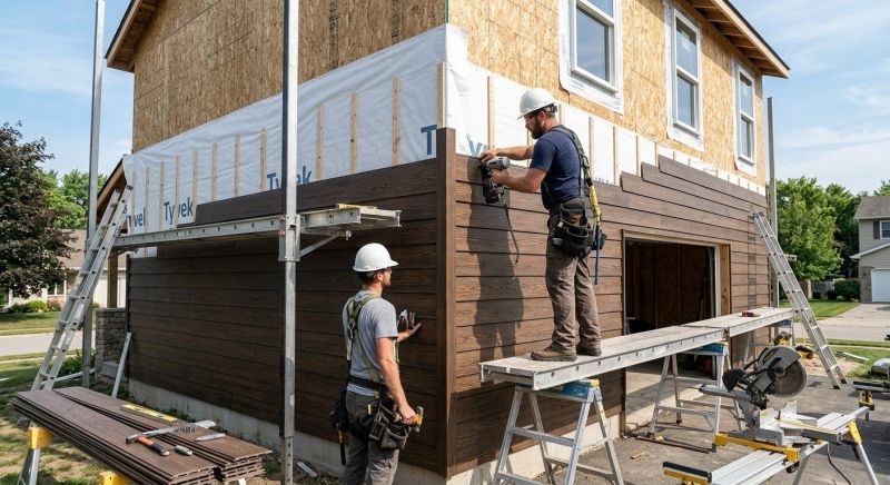Faux Wood Siding Installation in Jasper, GA