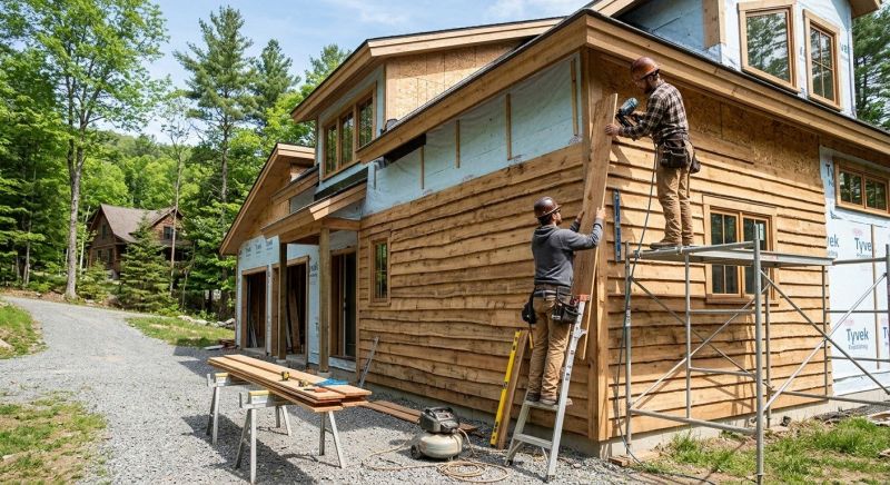 Faux Wood Siding Installation in Mableton, GA