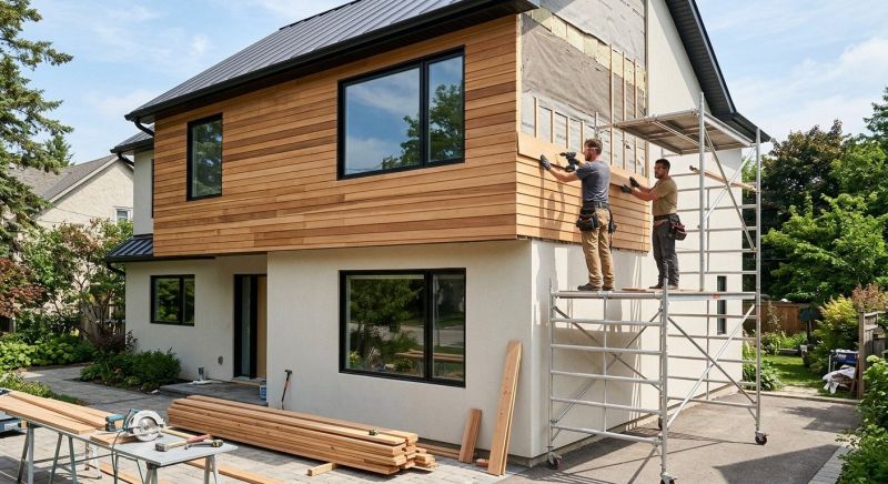 Faux Wood Siding Installation in Marietta, GA