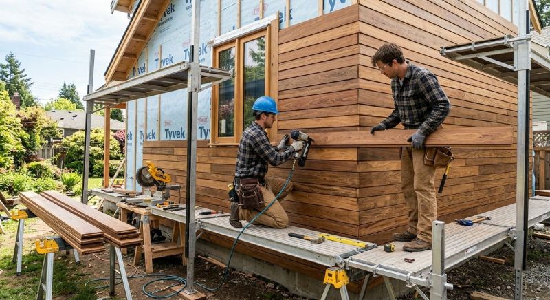 Hardwood Cladding Installation in Cherokee County, GA