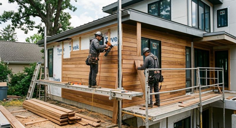 Hardwood Siding Installation in Pickens County, GA