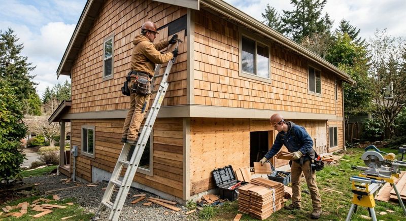 Hardwood Siding Installation in Pickens County, GA