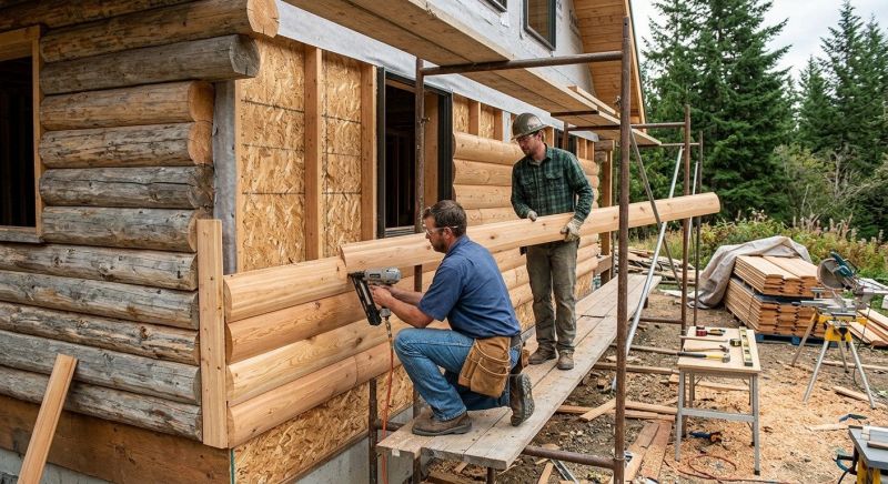 Log Siding Installation in Acworth, GA