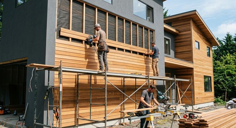 Wood Cladding Installation in Cumming, GA
