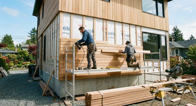 Wood Cladding Installation in Forsyth County, GA