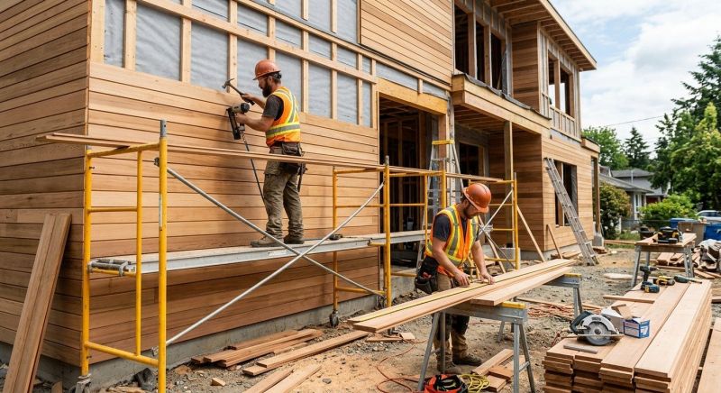 Wood Cladding Installation in Forsyth County, GA