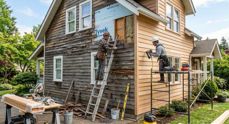 Wood Siding Replacement in Marietta, GA